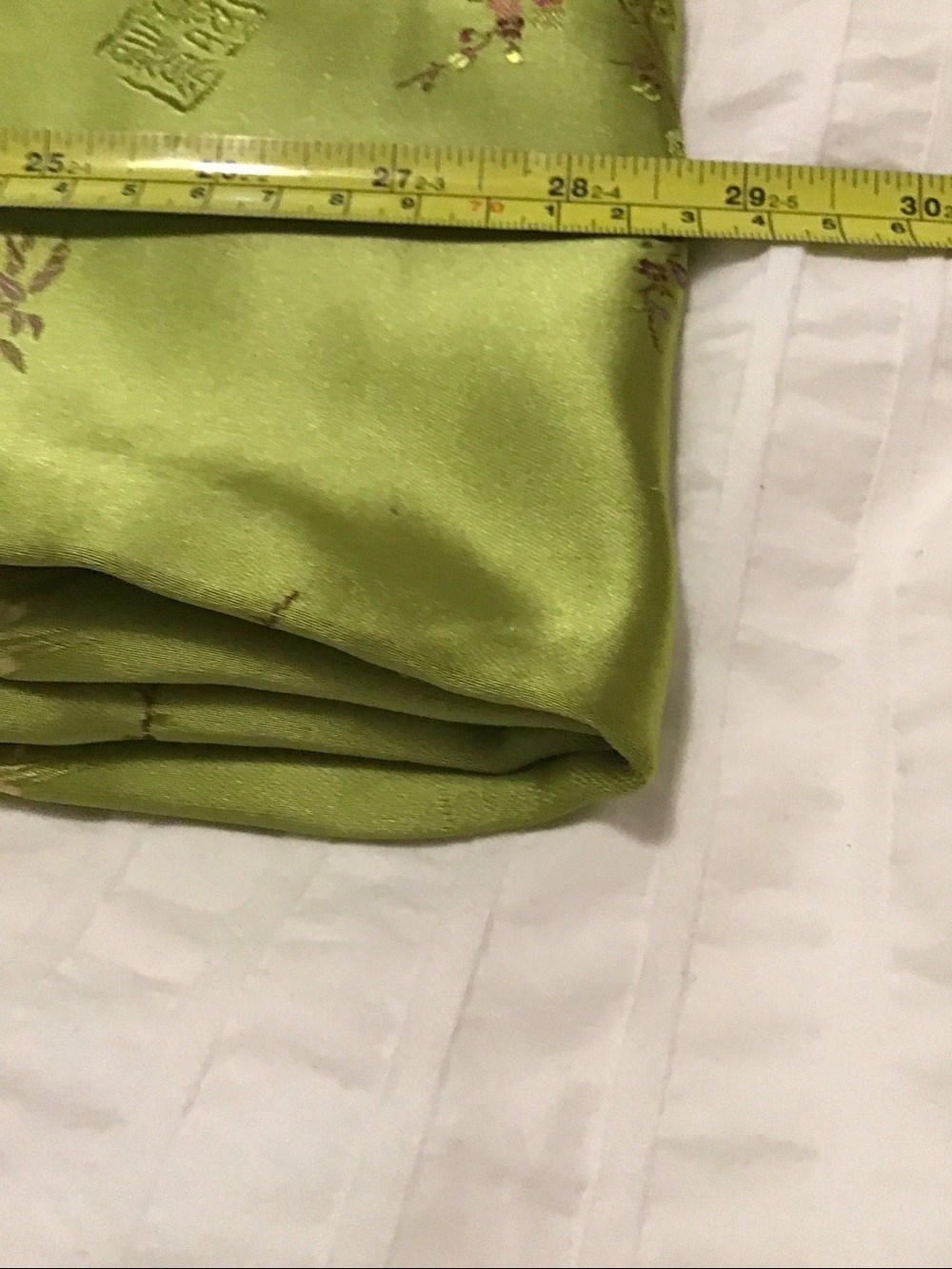 Silk (blend?) Brocade Fabric.  Bamboo Plum Design - Picture 8 of 9